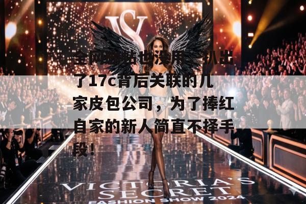 全网删帖也没用，扒出了17c背后关联的几家皮包公司，为了捧红自家的新人简直不择手段！
